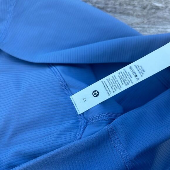 Lululemon Align High-Rise Ribbed Mini-Flared Pant Regular oasis blue size 12 NWT - Picture 5 of 6